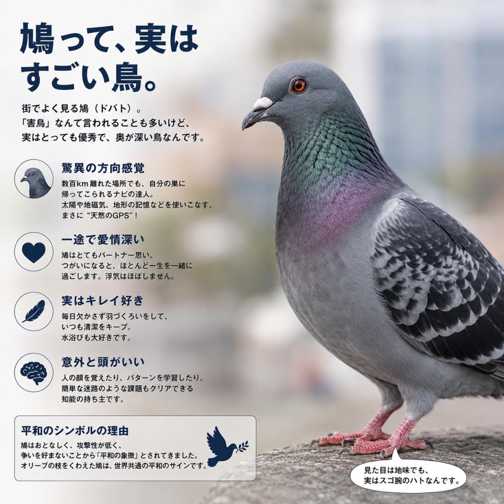 平和の象徴が鳩な理由